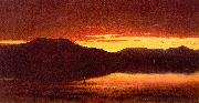 Sanford Robinson Gifford Twilight at Mt Merino Sweden oil painting reproduction